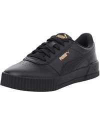 puma carina black leather