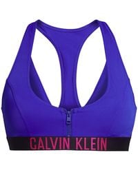 calvin klein zip bralette