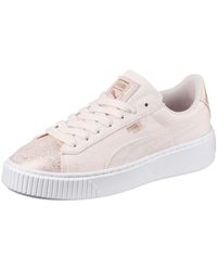 puma basket platform pelle puma basket platform pelle