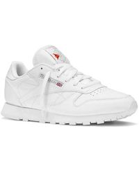 Reebok Classic Leather Sneakers for Women - Up to 46% off | Lyst