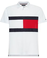Mode Shirts Polo shirts Tommy Hilfiger Polo shirt wit casual uitstraling 