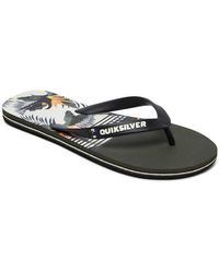 quiksilver flip flops sale
