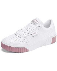 puma cali triple white trainers