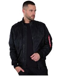 Alpha Industries Alpha Indutrie Falcon Ii Jacket in Black for Men | Lyst