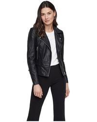 Y.A.S Sophie Leather Jacket - Black