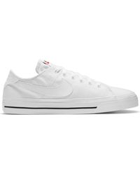 Nike Court Legacy Canvas Sneakers - White