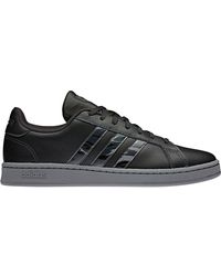 adidas Rubber Court Adapt Shoes in Black/Black/Grey (Black) for Men - Save  72% | Lyst