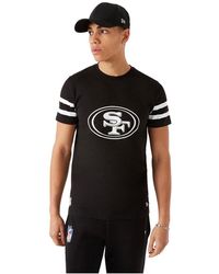 KTZ Nfl Jersey Inspired San Francisco 49ers Short Sleeve T-shirt - Black