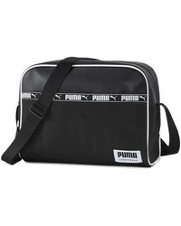 PUMA Prime Mini Reporter Bag in Black - Lyst