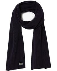 Lacoste Re0058-00 Scarf - Blue