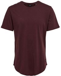 ONLY & SONS T-Shirt HERREN Hemden & T-Shirts Stricken Rabatt 62 % Schwarz M 