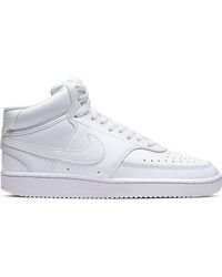 Nike Court Vision Mid Sneakers - White