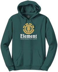 Element Vertical Hood Sweatshirt in Black gym and workout clothes Hoodies Womens Mens Clothing Mens Activewear 