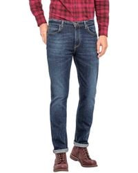 lee rider blue jeans