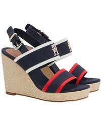 Tommy Hilfiger Wedge sandals for Women | Online Sale up to 50% off | Lyst