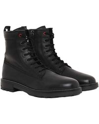 diesel on leather boots