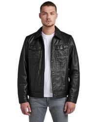G-Star RAW Leather jackets for Men | Online Sale up to 51% off | Lyst