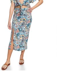 Roxy Marine Bloom Skirt - Blue