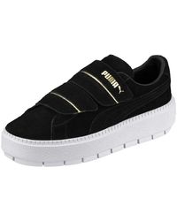 PUMA Suede Platform Trace Sneakers in Black - Save 15% - Lyst