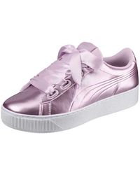 puma vikky platform purple