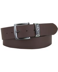Levi´s Leder Gürtel 223202 brown Leather Belt Größe 85 cm Breite 1 cm 