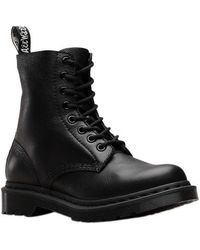 dr martens mono fur lined