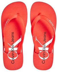 Calvin Klein Sandals and flip-flops for Women | Online Sale up to 66% off |  Lyst