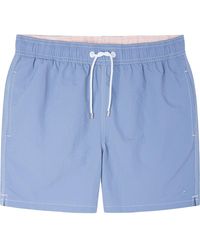 Hackett HACKETT Swim Shorts Size Small Check Mens Swimming IN Orange Casual Summer Wear 