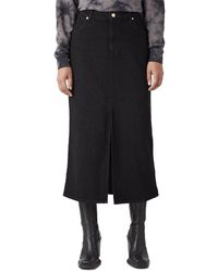 Wrangler Mom Denim Skirt - Black
