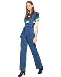 pepe jeans denim jumpsuit
