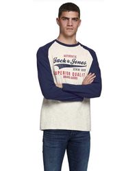 Jack & Jones Long-sleeve t-shirts for Men | Black Friday Sale up to 57% |  Lyst