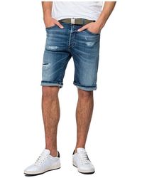 replay jean shorts