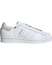adidas Originals Leather Originals Superstar 80s Rose Gold Metal Toe Cap  Trainers in White | Lyst