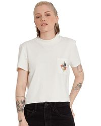 Volcom Dial Pocket Short Sleeve T-shirt - White