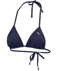 PUMA Triangle Bikini Top - Blue