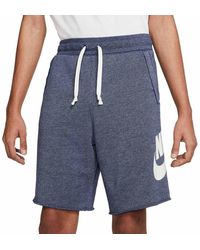 Nike Aw77 Alumni Shorts in Dark Grey 