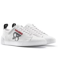 hugo boss mercedes shoes white