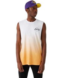KTZ Nba Dip Dye Los Angeles Lakers Sleeveless T-shirt - Metallic