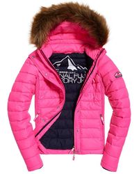 fuji slim double zip hooded jacket