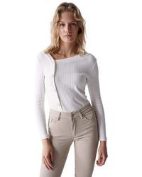 Women's Salsa Jeans Long-sleeved tops from $21 | Lyst