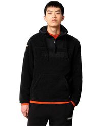 Napapijri Teide 2 Hooded Logo Fleece in 