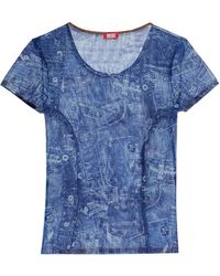 DIESEL - T-Shirt À Logo Imprimé - Lyst