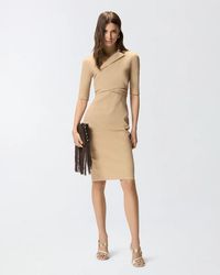 Pinko - Allyson Stretch Linnen Jurk Ss26 - Lyst