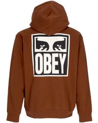 Obey - Hoodie Eyes Icon Hood Premium Fleece - Lyst