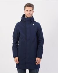 K-Way - Blauwe Jassen - Lyst