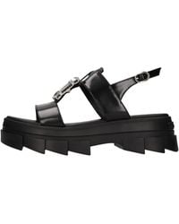 Stuart Weitzman - Leren Sandalen Met Juweeldetails - Lyst