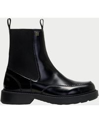 HUGO - Stiefel Schwarz - Lyst