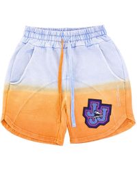 Mauna Kea - Trainingsshort Voor Degrade' Korte Broek X Triple J Cyaan/Oranje - Lyst