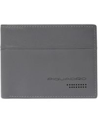 Piquadro - Portemonnee Pu257Ub00R-Gr Grijs - Lyst