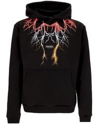 Phobia - Lichtgewicht Herenhoodie Lightning Hoodie Zwart/Rood/Grijs/Oranje - Lyst